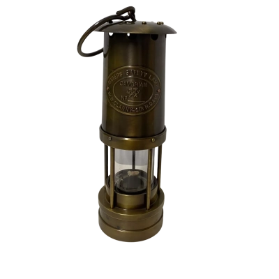 E. Thomas and Wiliams Brass Cambrian Lamp