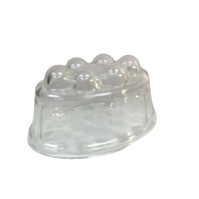 Vintage Glass Jelly Mould Approx 16 x 8cm
