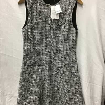 Marcs Womens  Size 12 Mini Dress Black  / White 