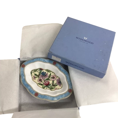 Wedgwood Sarah Bone China Trinket Floral Dish in Original Box