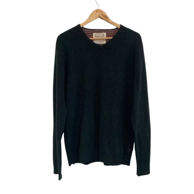 White Stuff Mens  Size M V-Neck Jumper Green 
