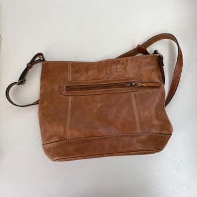 Colorado Brown Leather Cross Body Bag 