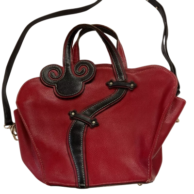 Art deco  Womens Handbag Black  / Red 