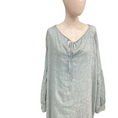  Womens Teal Longsleeve Maxi Dress 