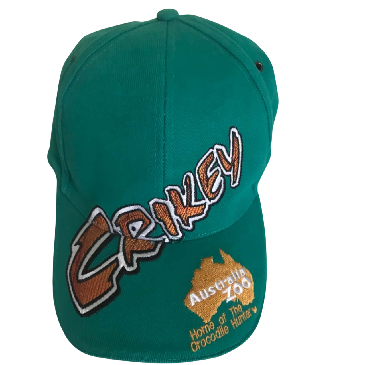 NWOT Australia Zoo “Crikey” Cap Mens Green Adjustable