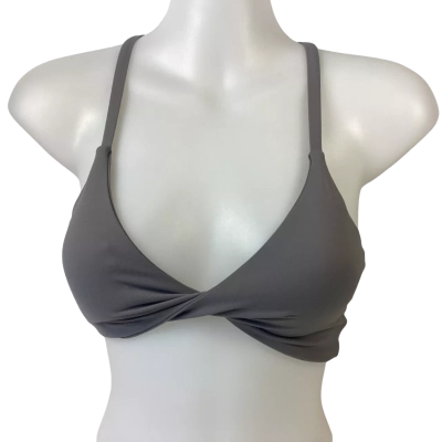 Alpha Wear - Cloud Grey Twisted Sport Bra (Size XS)