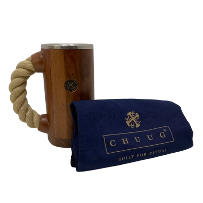 CHUUG Premium Wooden Tankard + Gift Bag