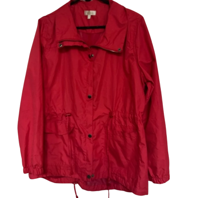Capture Womens  Size 14 Open Jacket Red 