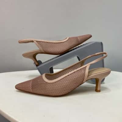 Jo Mercer Riva Womens  Size 36 / 5 - 5.5 Heeled Slingback Sandals Pink  