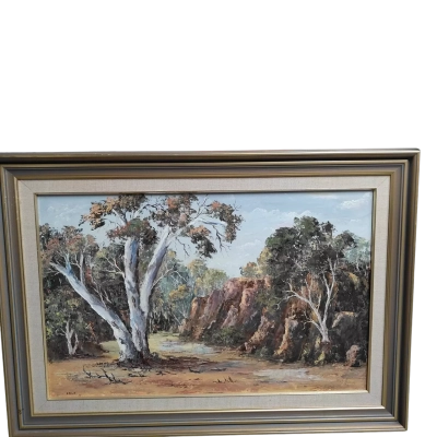 Australian landscape oil painting 