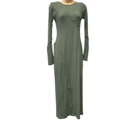  BAYSE Jayana Bias   Size 14 / L Midi /Bodycon Dress Olive 