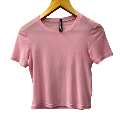 Dangerfield Womens  Size 6 Cropped Top Pink  