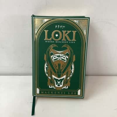 LOKI where the mischief lies- gold leaf edges 