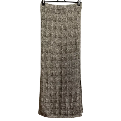 Ghanda Womens  Size M Maxi Skirt Cream 