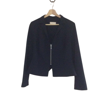 Sacha Drake Womens  Size 12 Navy Blue Jacket 
