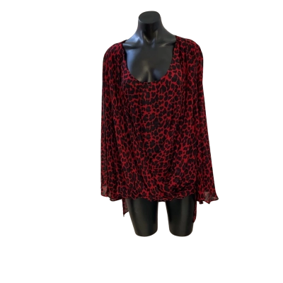 Isobelle  Womens  Size 18 Blouse Black  / Red 