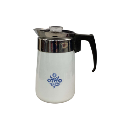 Vintage Corning Ware 6 Cup Coffee Pot 
