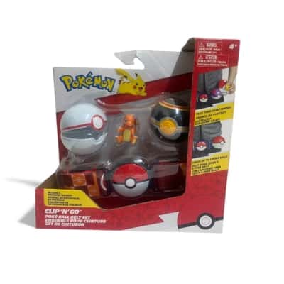 Pokémon clip and go poke ball belt set