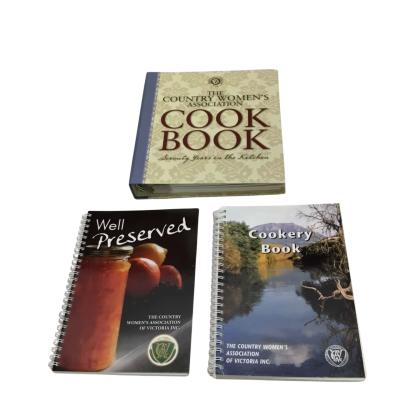 Lot Of Three The Country Women’s Association Cookbooks