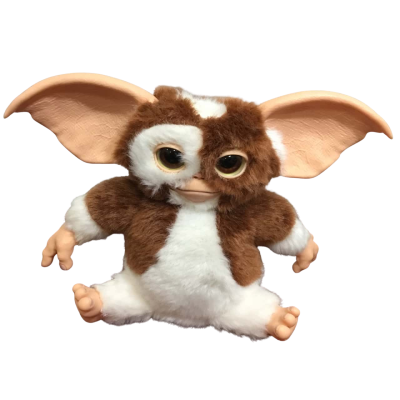 Brown And White Gremlin. 25 X 30 CM. Polyester, Plastic/Vinyl