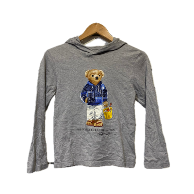 Polo Ralph Lauren Kids Hoodie Size M Grey 