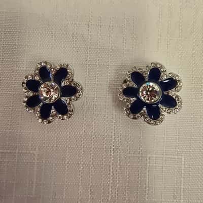  Womens Bluette Shoe Clips - Made in France - Vintage