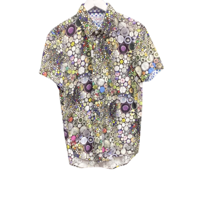 English Laundry- John Lennon Mens  Size S Short Sleeve Shirt Multicoloured 