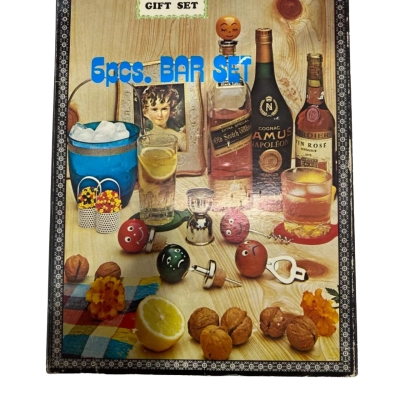 Flohes Geschenk -6 piece bar set