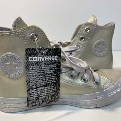 Womens Converse Chuck Taylor Metallic All Star Lift Hi-tops, Size US 6/UK 4
