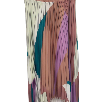 Portmans Womens  Size 8 Asymmetrical Hemline Skirt Beige / Pink  
