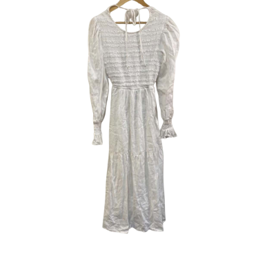 BNWT Dissh Womens  Size 10 Maxi Dress White 