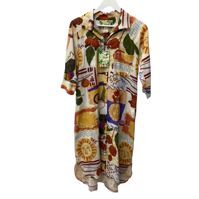 Escape  Womens  Size 6 Shirt Dress Multicoloured 
