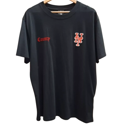 New With Tags MARCELO BURLON County of Milan x MLB ⚾ NEW YORK Mets Edition T-Shirt ⚾ Size XL