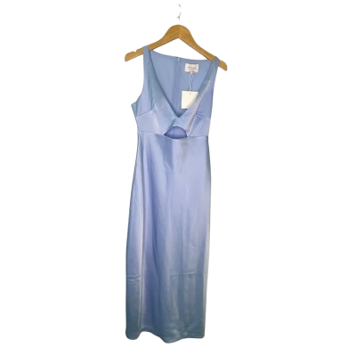Minima Womens  Size 8 Midi Dress Blue 