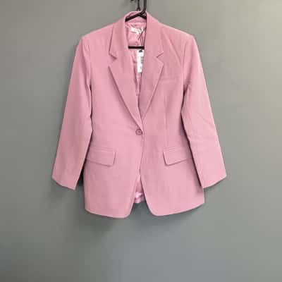 AERE Women's Size 10 Mauve 2 Piece Suit BNWT