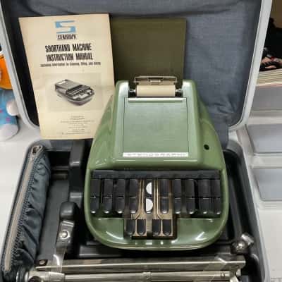 Stenograph- Avocado green