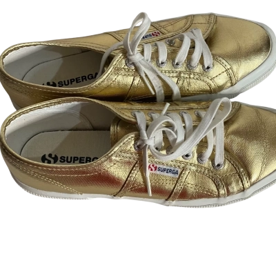 Superga Womens  Size 10.5 Sneakers Gold 
