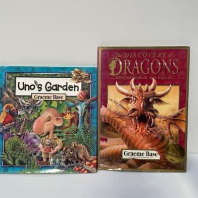 Graeme base kids books x2