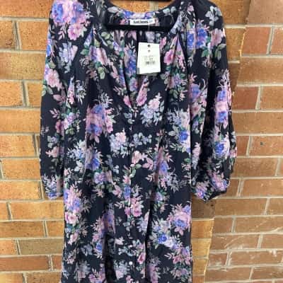 Just Jeans Womens  Size 24 Midi Dress Floral 