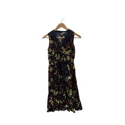 Revival Womens  Size 6 Sleeveless Dress  Black  Tropical