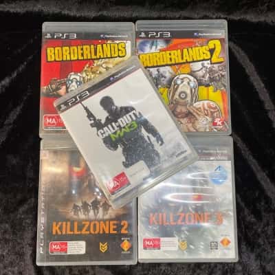 PS3 Games x 5. Borderlands •Killzone•Call of Duty 