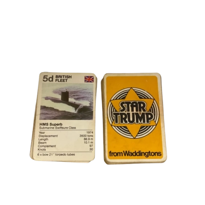 Star Trump Card Game - Military Fleet Series