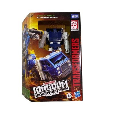 Transformers War for Cybertron Kingdom Autobot Pipes Deluxe Class