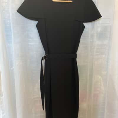 Oxford Womens  Size 8 Casual Dress Black  