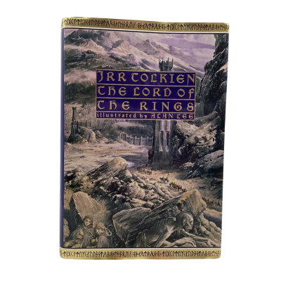 J.R.R TOLKIEN The Lord Of The Rings Hardcover Book (Cover slightly warped)