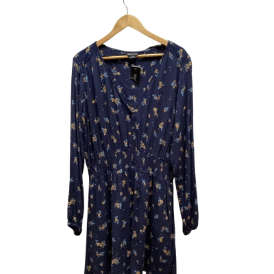 City Chic Womens  Size M Navy Floral Dress
