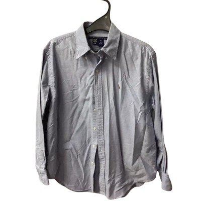Ralph Lauren  SportWomens  Size 10 Long Sleeve Shirt Blue J