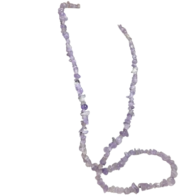 Womens 80cm Necklace Purple Amethyst