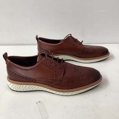 Mens Ecco Hybrid Brogue Oxford ST-1 Stylish  Leather Shoes 47