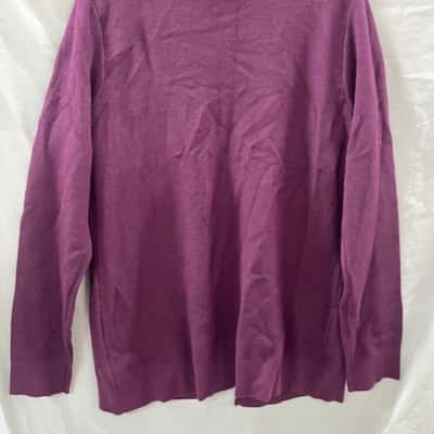 Liz Jordan Purple Cardigan Size M